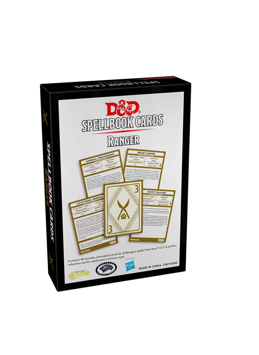Kobold Press Deep Magic Ranger Spell Cards - D&D 5E - 110 Card Set –  TheGeekPeek