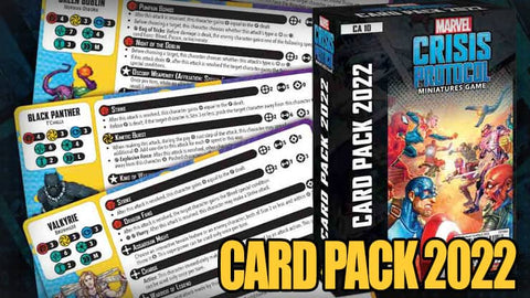 Marvel Crisis Protocol Card Pack For 2022
