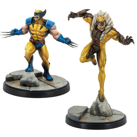 Marvel: Crisis Protocol - Wolverine & Sabertooth Pack