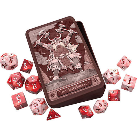 Class Dice Sets: Barbarian